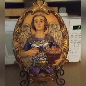 Beautiful St Barachiel Archangel Plaque